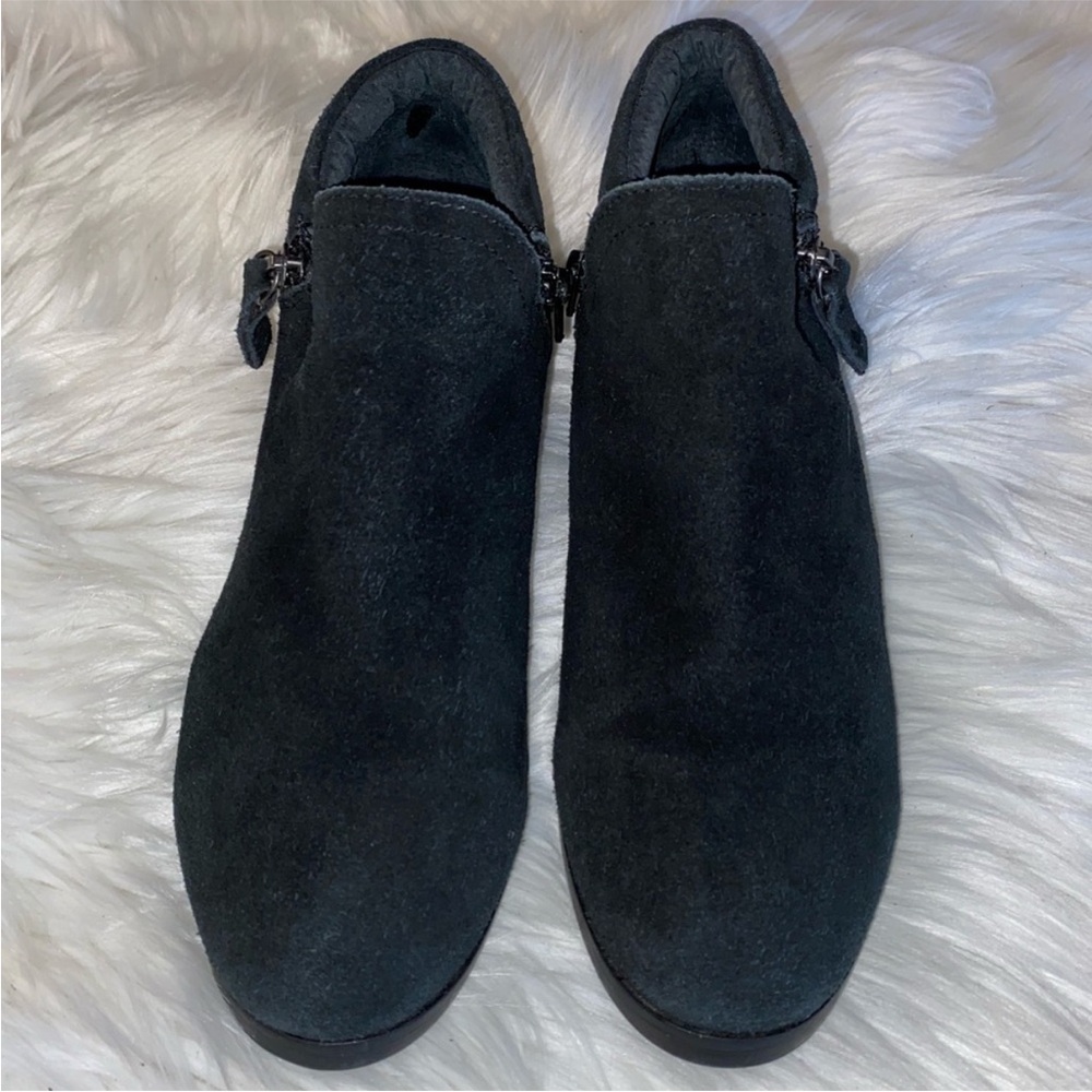 Steve Madden Black Suede Ankle Booties